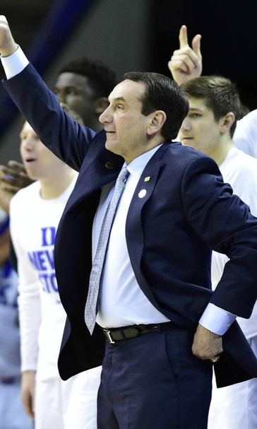 Coach K: Blue Devils should live in the moment, ignore mounting pressure